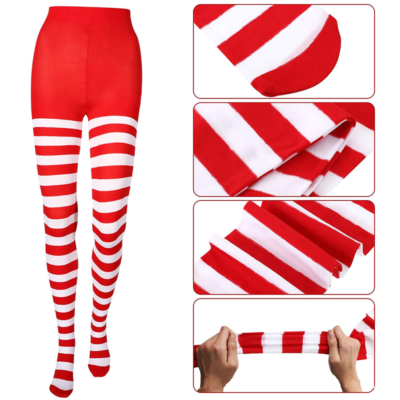 Women Christmas Striped Tights - đánh giá và giá Christmas Stocking Hanging