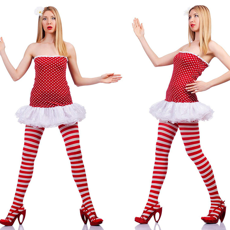 Women Christmas Striped Tights - đánh giá và giá Christmas Stocking Hanging