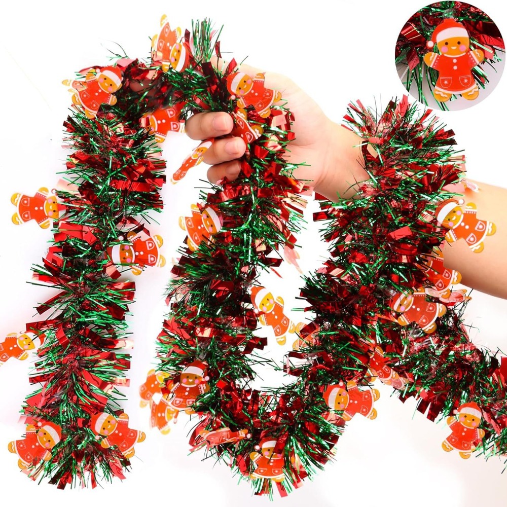 Christmas Tinsel Garland Red G - đánh giá và giá Tinsel Garland Decoration