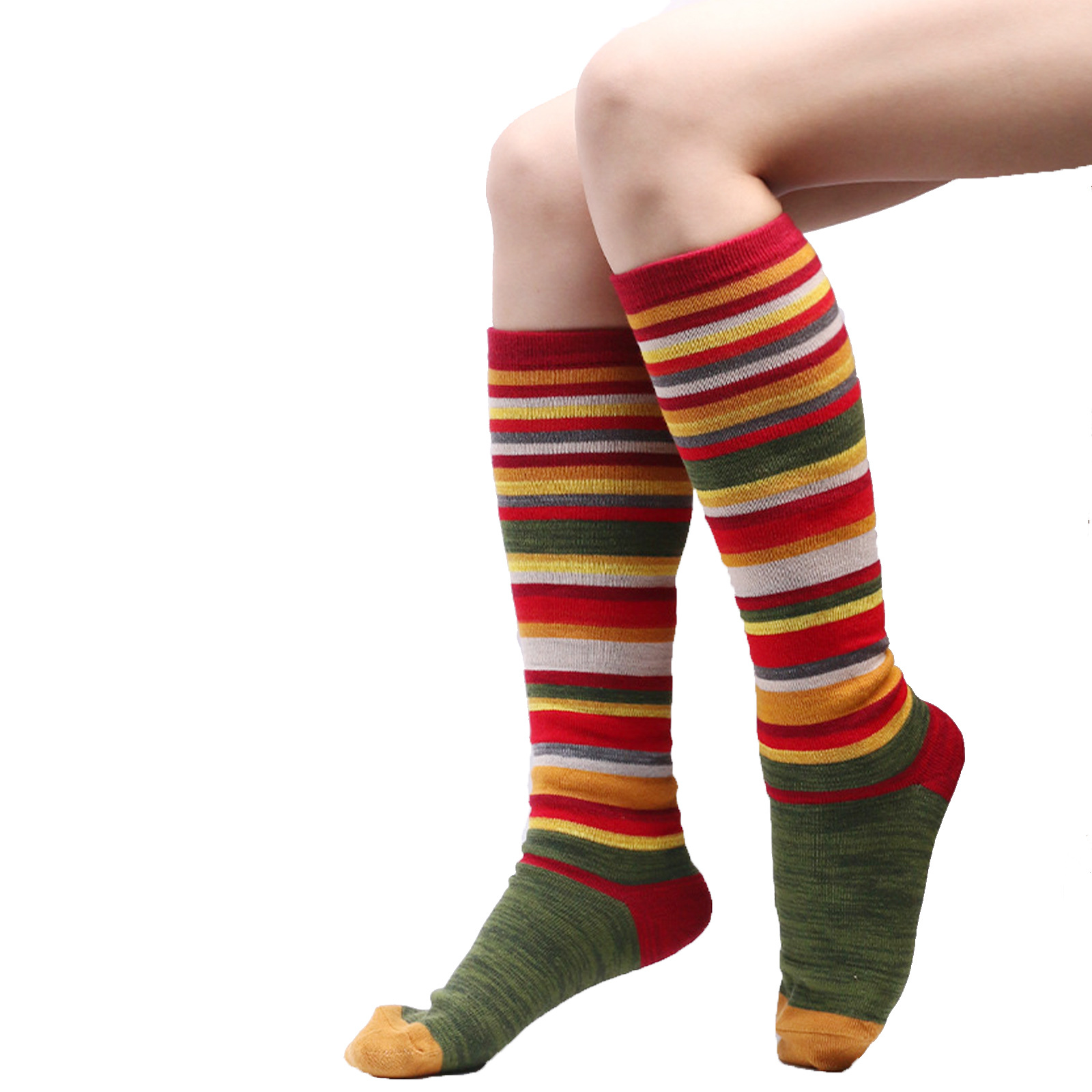 Christmas Colorful Stripes Cot - đánh giá và giá Christmas Stocking Hanging