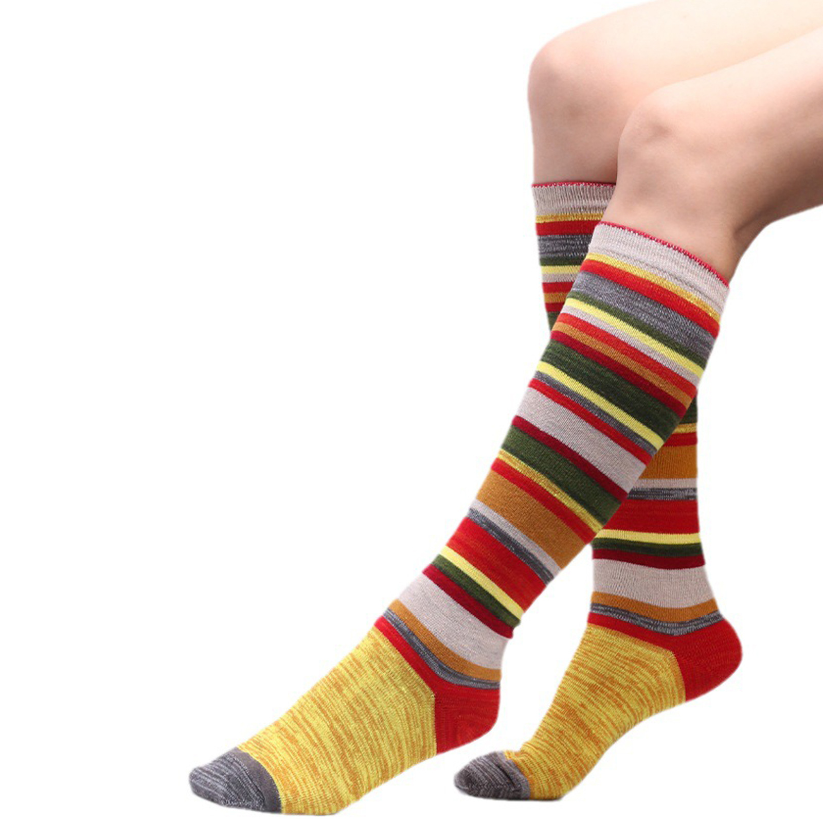 Christmas Colorful Stripes Cot - đánh giá và giá Christmas Stocking Hanging