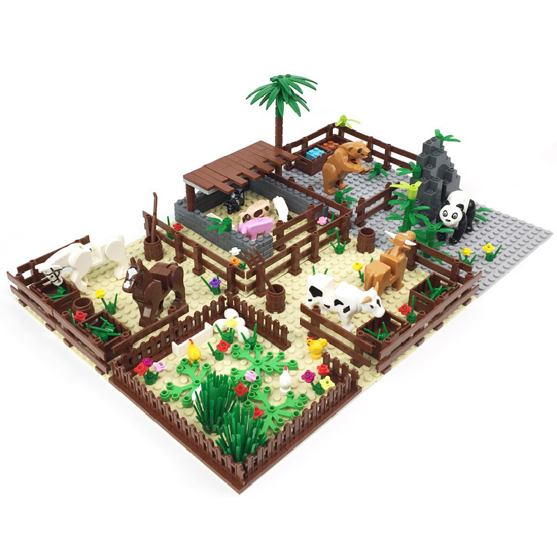 City MOC Farm Scene Cattle pen - đánh giá và giá Lego Set Creator