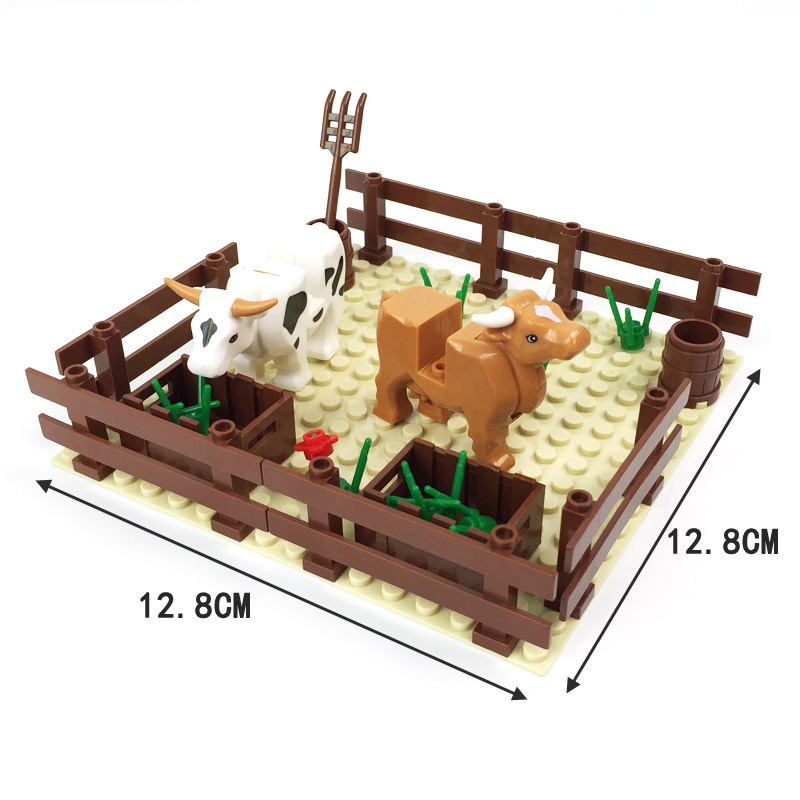 City MOC Farm Scene Cattle pen - đánh giá và giá Lego Set Creator