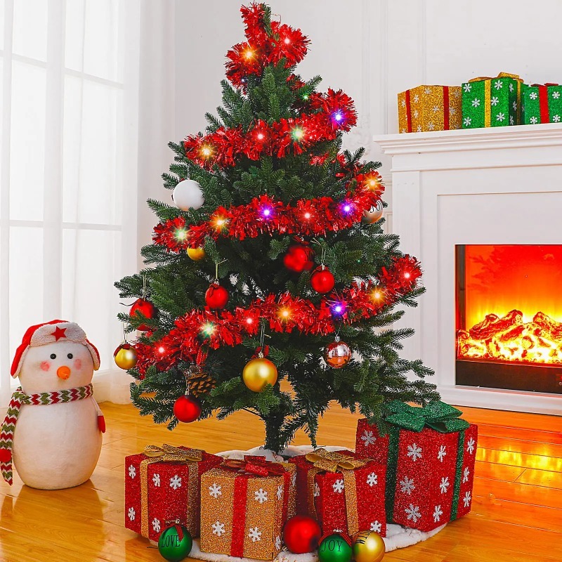 Battery Powered Christmas Tins - đánh giá và giá Tinsel Garland Decoration
