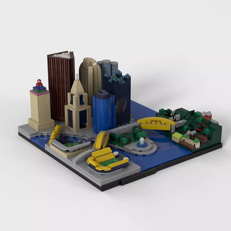 Bricklink MOC City Skyline Arc - đánh giá và giá Lego Set Creator