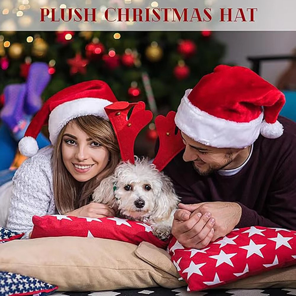 New Christmas Hat Adults Child - đánh giá và giá Santa Hat Plush