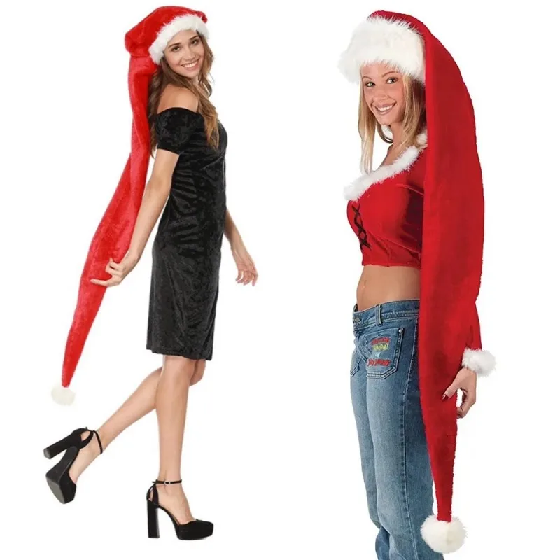 Soft Plush Extra Long Adult Sa - đánh giá và giá Santa Hat Plush