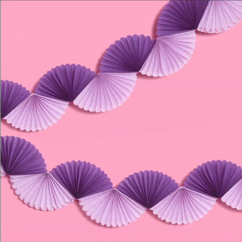 Purple Silver Party Paper 3D F - đánh giá và giá Tinsel Garland Decoration