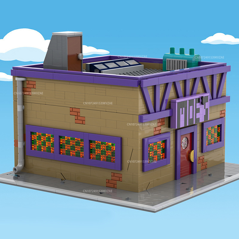 MOC Simpsoned Modular Moe's Ta - đánh giá và giá Lego Set Creator