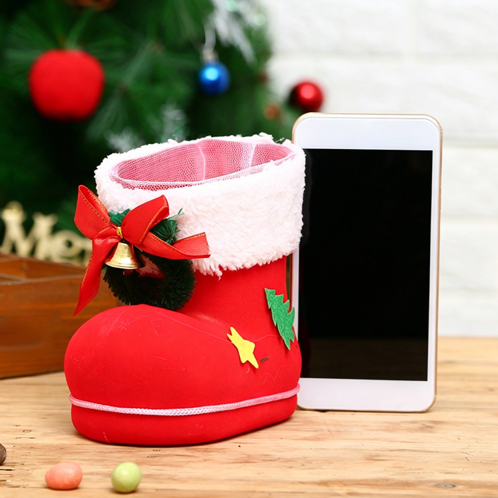 2Pcs Christmas Stocking Gift B - đánh giá và giá Christmas Stocking Hanging