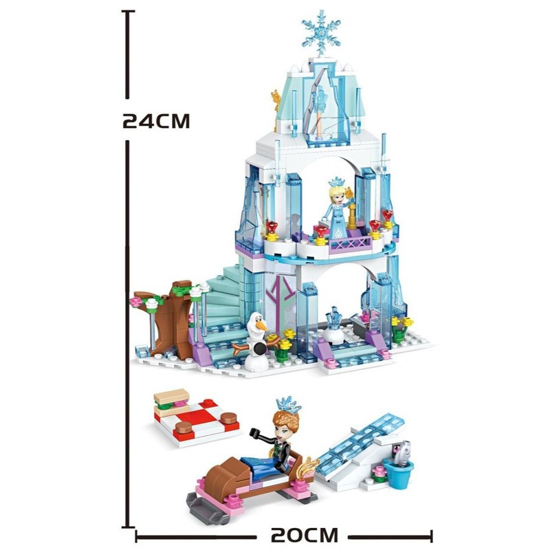 Elsa Ice Castle Building Block - đánh giá và giá Lego Set Technic