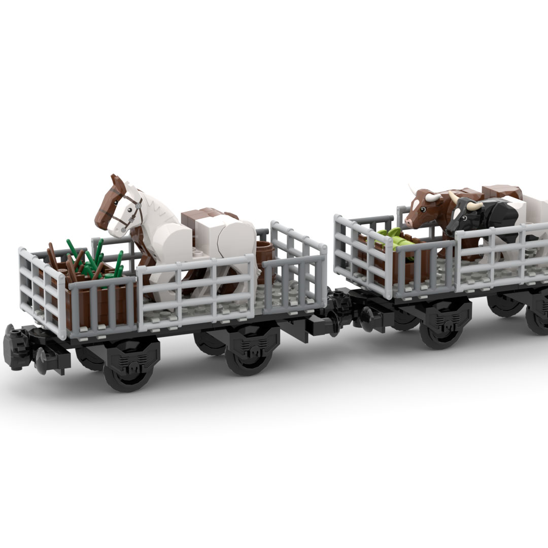 MOC Train Animal Transport Veh - đánh giá và giá Lego Set Creator