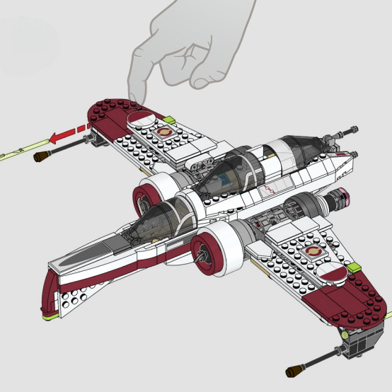 Space Combat Aircraft Model Bu - đánh giá và giá Lego Set Technic
