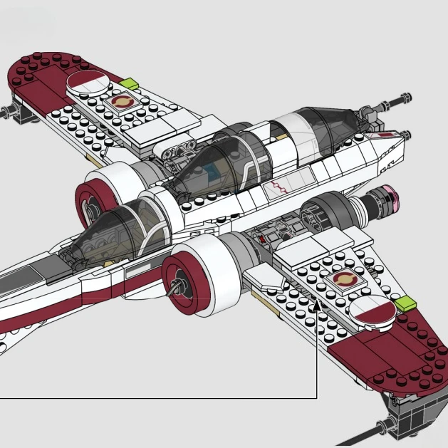 Space Combat Aircraft Model Bu - đánh giá và giá Lego Set Technic