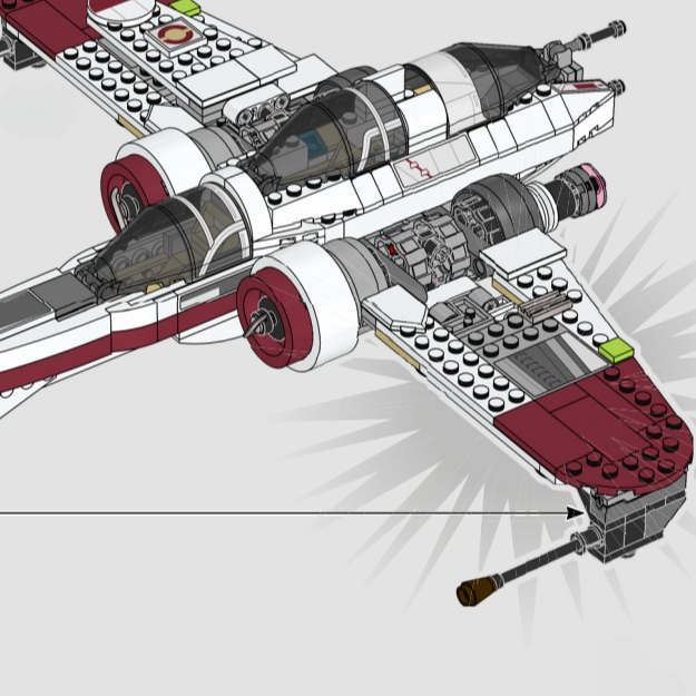 Space Combat Aircraft Model Bu - đánh giá và giá Lego Set Technic
