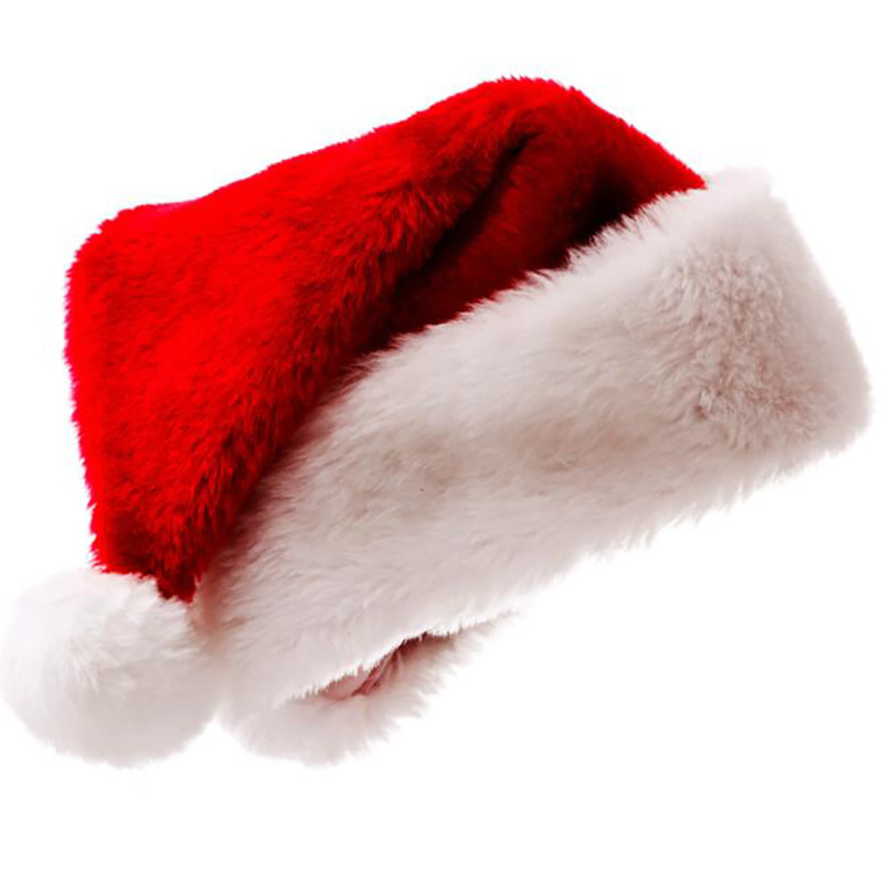 Plush Christmas Hat for Adult  - đánh giá và giá Santa Hat Plush